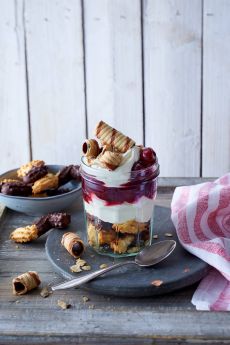 Schwarzwälder Kirsch-Dessert