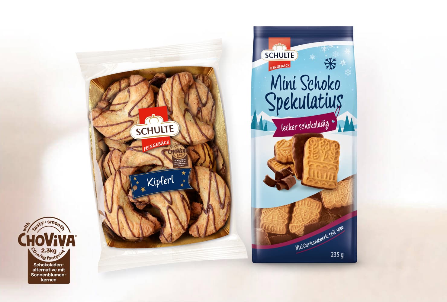 Kipferl und Mini-Spekulatius mit ChoViva