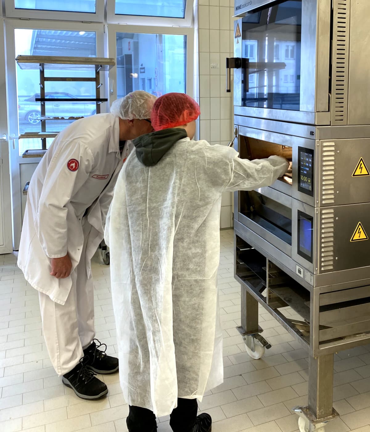 Am professionellen Backofen