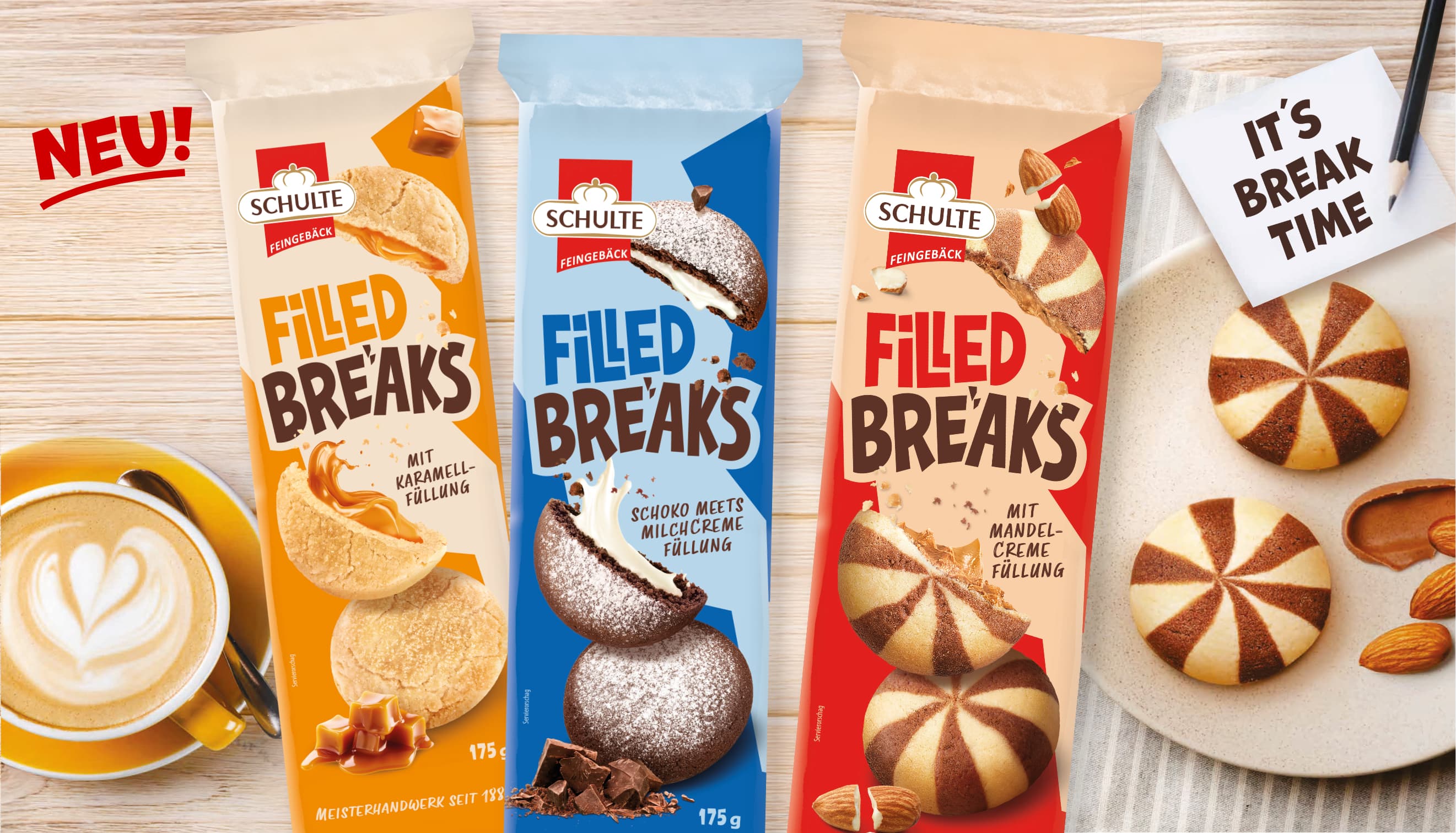Neu: Filled Breaks